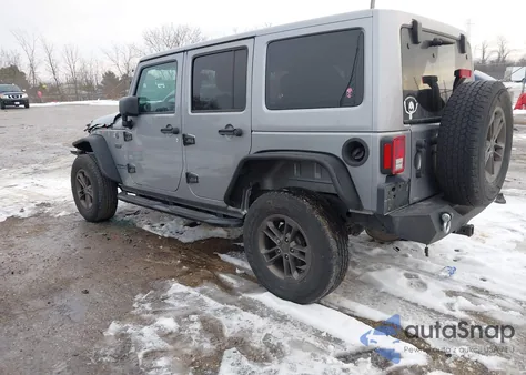 2016 Jeep Wrangler Unlimited 75Th Anniversary z USA, uszkodzony, nr VIN 1C4BJWEG0GL243413